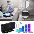 thumbnail image 5 of Projection Alarm Clock, LED Mirror Display RGB Digital Clock, 7" Large LED Screen Alarm Clock, 7 Dimmer, Dual Alarm Clock With Snooze, USB C ChargingPort, Modern Desk Clock for Bedroom Decor Black, 5 of 9