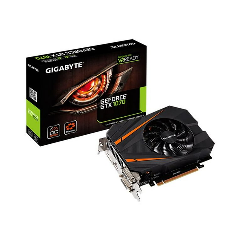 GIGABYTE GeForce GTX 1070 8GB GDDR5 PCI-E x16 Graphics Card GIGABYTE GeForce GTX 1070 8GB GDDR5 PCI-E x16 Graphics Card