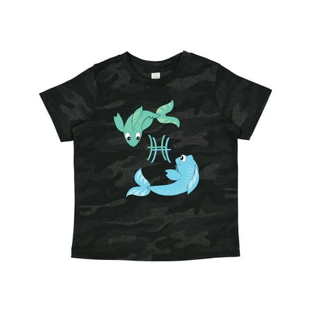 

Inktastic Cute Pisces the Fish Zodiac Sign Gift Toddler Boy or Toddler Girl T-Shirt