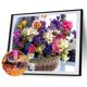 thumbnail image 2 of Cuadros Decorativos Kit de pintura de diamante 5D DIY Flores frescas Taladro redondo completo Regalo de decoración del hogar Ndcxsfigh Nuevos Originales, 2 of 9