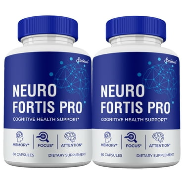 Neuro Fortis Pro Capsules, NeuroFortis Pro Advanced Formula Pills, Brain and Cognitive Health Supplement (2 Pack)