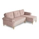 thumbnail image 3 of Sala Modular Reversible De Velvet Palo de Rosa Modelo Sergey, 3 of 11
