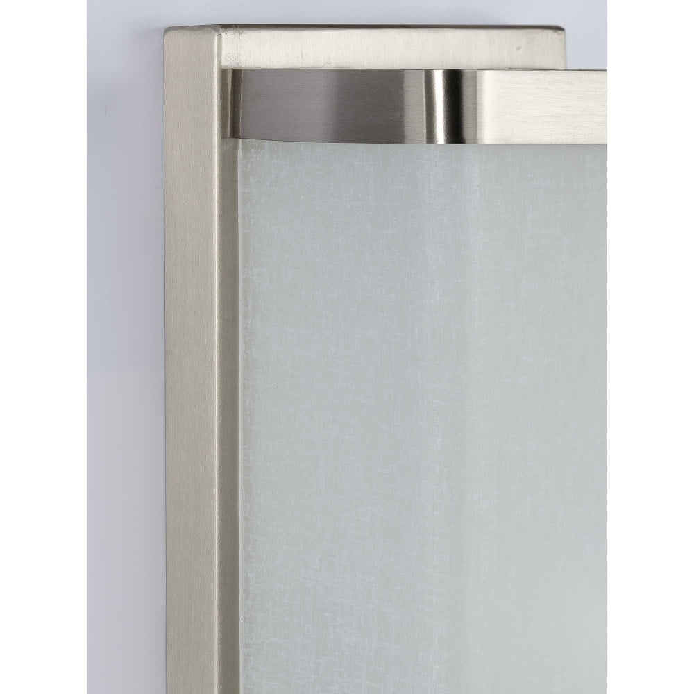 One-Light Linen Glass Wall Sconce