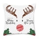 thumbnail image 1 of 29 Funda de cojín de Feliz Navidad, almohada decorativa de alce de Papá Noel, funda para sofá, decoración para el hogar y la sala de estar, 1 of 5