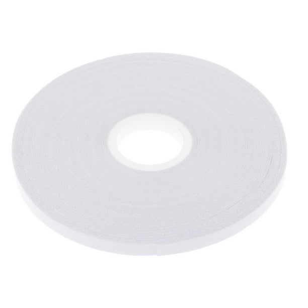 21,8 Yardas de Longitud Cinta Adhesiva Blanca de dos cara para Lavar Cinta Adhesiva 6 Mm de Ancho