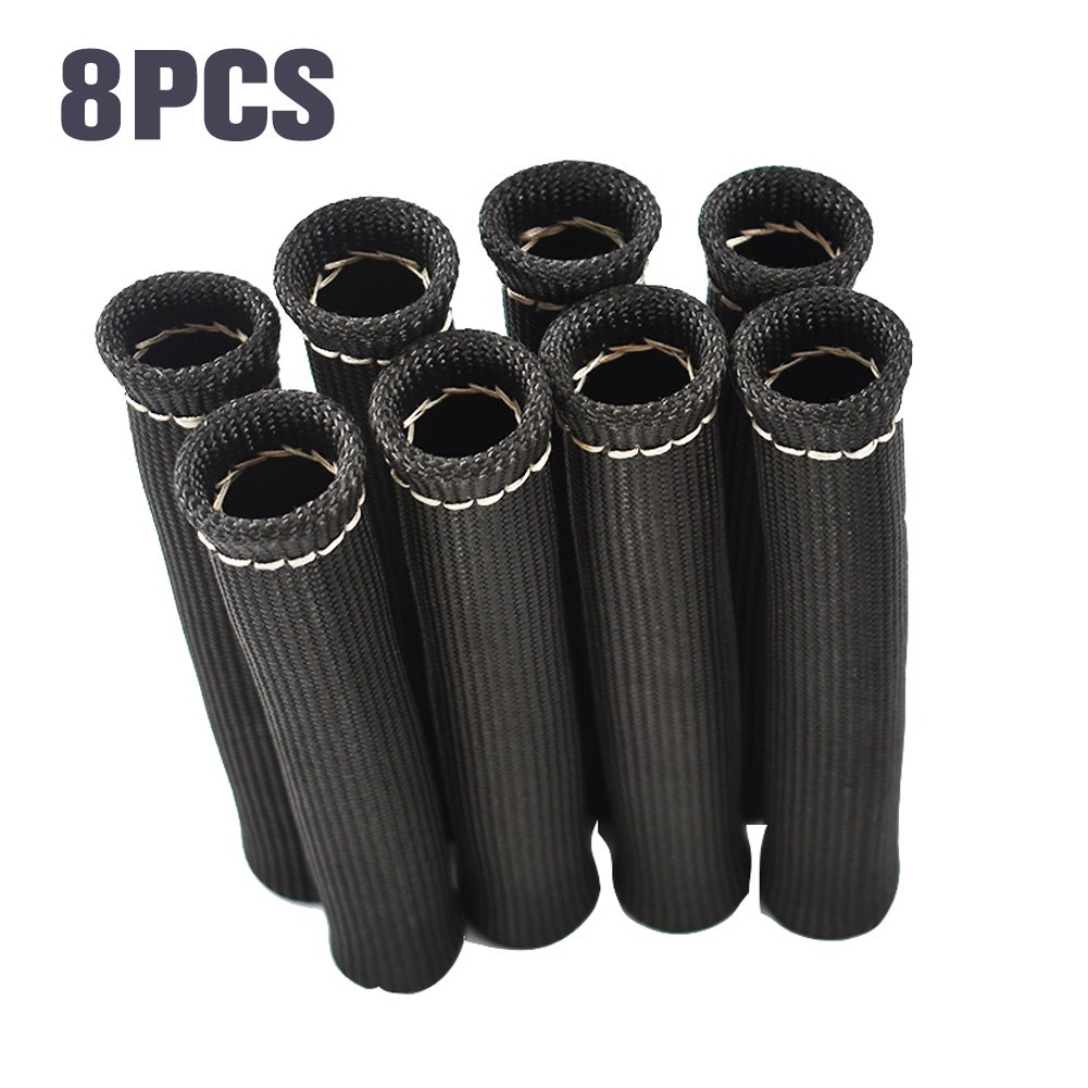 Labwork Spark Plug Wire Boots SBC BBC 350 454, Black, 1200 Degree, 8 Pieces  - Walmart.com