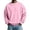 Pink, variant on Delconic Men's Crewneck Sweatshirt - Basic Long Sleeve Pullover for Casual & Athletic Wear Beige L