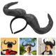 thumbnail image 2 of KAKOWELY Diadema de cuerno de Halloween para cosplay, diadema de cuerno de buey, tocado de cuerno de toro para decoraciones de fiesta y accesorios de disfraces de animales., 2 of 5