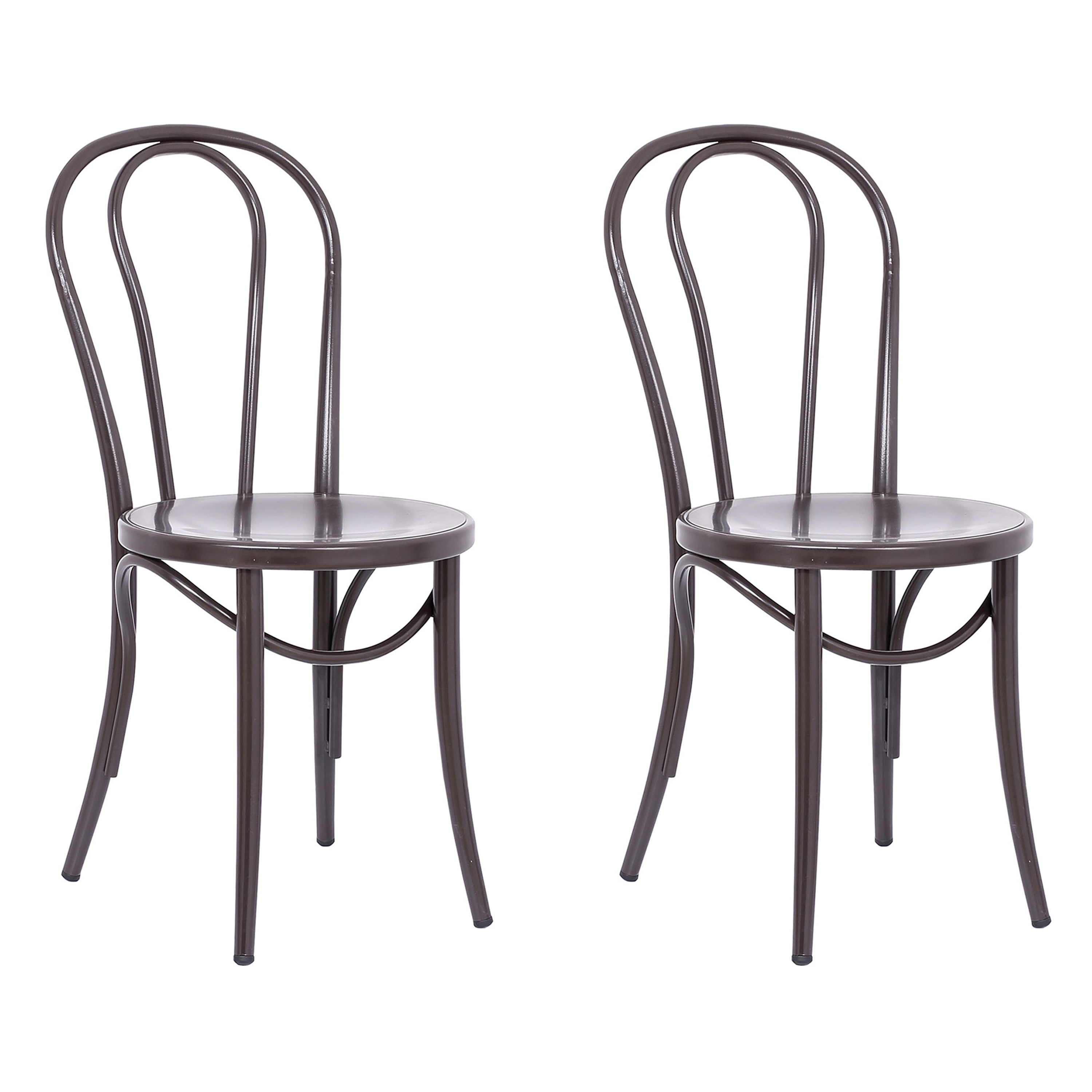Ellie Metal Bistro Chairs Set of 2