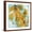 Brown Frame, variant on Art.com Amber Blue I Art Print by Chris Paschke, 16" x 16"