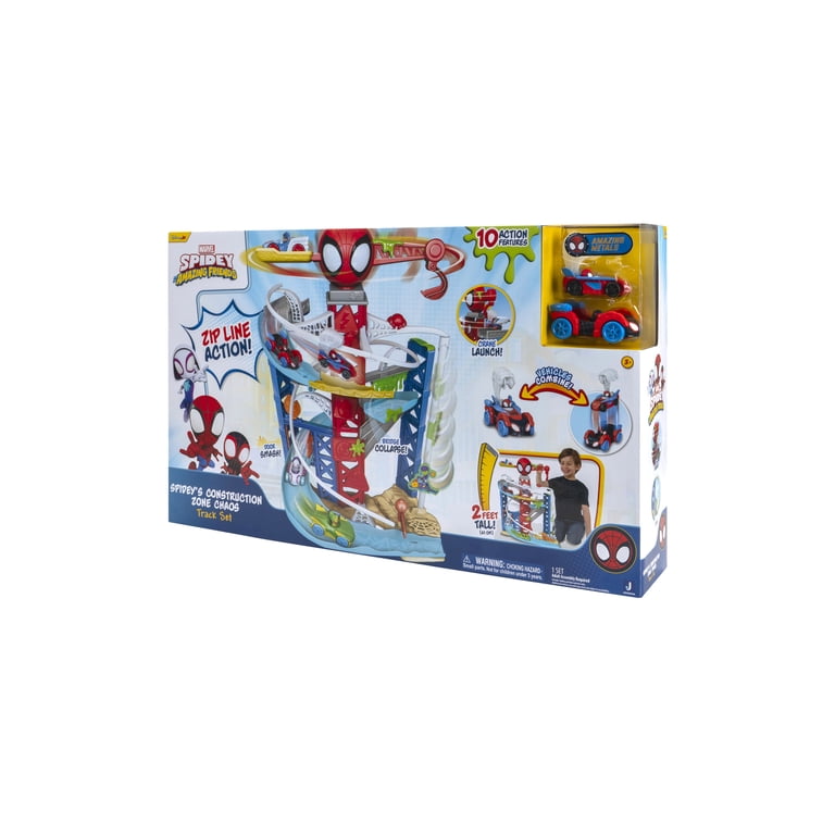Marvel Spidey and His Amazing Friends Construction Zone Chaos