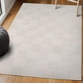 thumbnail image 3 of JONATHAN Y SND103B-8 Thea Modern Geometric Checkerboard High-Low White/Cream 8 ft. x 10 ft. Area Rug, Easy-Cleaning, Pet-Friendly for Bedroom, Living Room, Kitchen, Office, Non-Shedding, 3 of 6