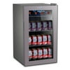 Frigidaire Beverage Center Refrigerator, Fits 101 Cans or 24 Bottles EFMIS2438, Black