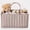 Greige, variant on Blissful Diary Diaper Caddy Organizer,Baby Baskets for Baby Shower, Portable Nursery Changing Table Organizer, Diaper Bag, Infant Newborn Essentials Gift, Baby Registry Must Have, Botanical Floral