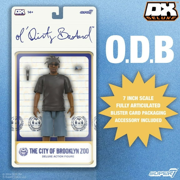 Ol Dirty Bastard O.D.B. Deluxe 7-Inch Action Figure