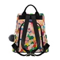thumbnail image 2 of FORMRS Women's Travel Backpack Purse Anti-Theft Hidden Pockets Casual Shoulder Bag, Pink Colorful Circles, 2 of 7