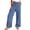 Blue, variant on Stichou Linen Pants Women 2026 Summer Fashion Wide Leg High Waisted Palazzo Pant Boho Casual Drawstring Beach Lounge Trousers Pink XL