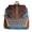 Turquoise Brown, variant on Challenger Women Canvas Handwoven Brown Leather Handbag Tote Backpack 17RT2120-215