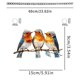 thumbnail image 3 of Decoración Colgante para Ventana de Fiesta de Acrílico Plano 2D con Tres Pájaros y Serie, 3 of 7