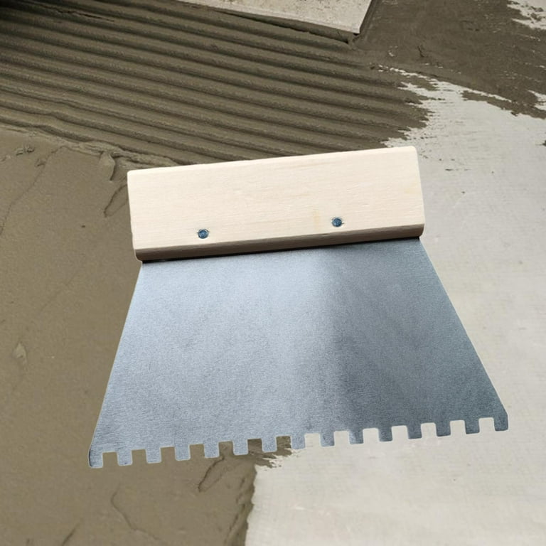 Baoblaze Plastering Trowel Drywall Trowel Wall Comb Trowel