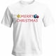 thumbnail image 1 of Camisetas informales de manga corta con estampado navideño para hombre, 1 of 8