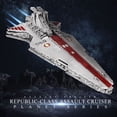 thumbnail image 5 of Mould King 21005 UCS Republic Attack Cruiser Model, Building Kit, Construction Toy Gift, 5 of 7