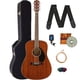 thumbnail image 1 of Fender CD-60S Guitarra acústica Dreadnought con parte superior sólida, paquete de caoba con estuche rígido, afinador, correa, cuerdas, púas y DVD instructivo de Austin Bazaar, 1 of 5