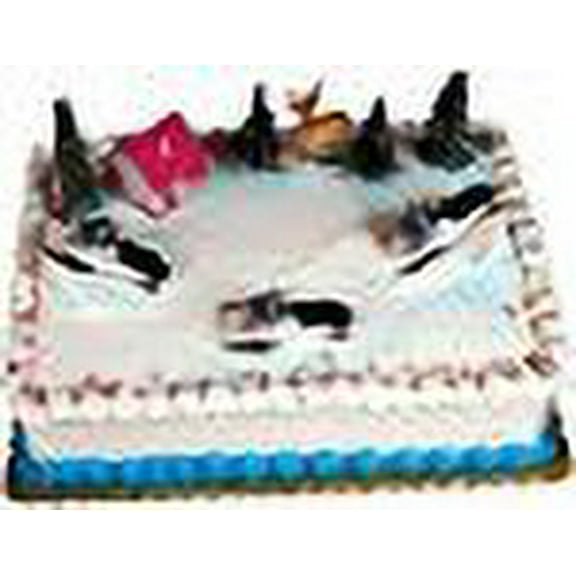A1BakerySupplies Cake Decorating Kit CupCake Decorating Kit Sports Toys (Snow Mobile)