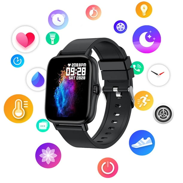 UpgradeT42 Smart Watch for Men Women Bluetooth Call Heart Rate Monitor