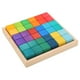 thumbnail image 4 of Juguetes de bloques para niños, 36 piezas de bloques de cubos apilables de madera coloridos apilables, juguete de madera cuadrado apilado construido para precisión, 4 of 14