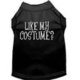 thumbnail image 3 of Halloween Pet Dog  Cat Shirt Screen Printed, "Like My Costume?", 3 of 11