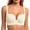 White, variant on Jelly Bras for Women, Wireless Push Up Demi Bra Half Cup, Seamless T-Shirt Bra with Convertible Straps, S-2XL