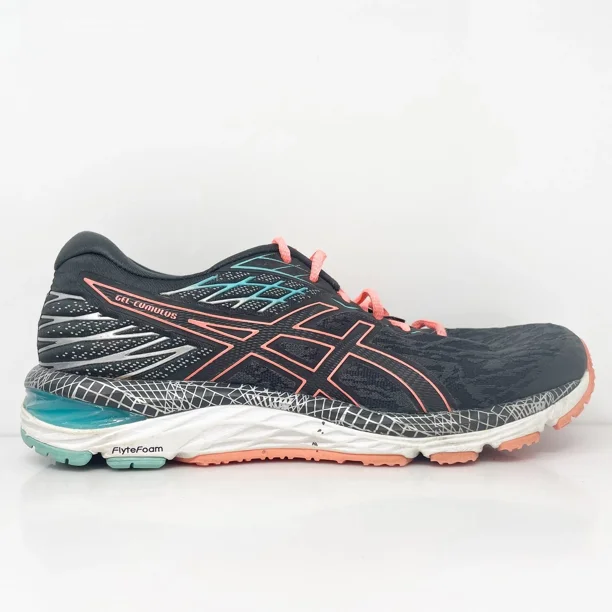 Asics Womens Gel Cumulus 21 1012A542 Black Running Shoes Sneakers Size 9
