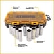 thumbnail image 3 of Juego de enchufes DEWALT DWMT73815, transmisión métrica, profundidad, 1/2, 10 piezas, 3 of 5