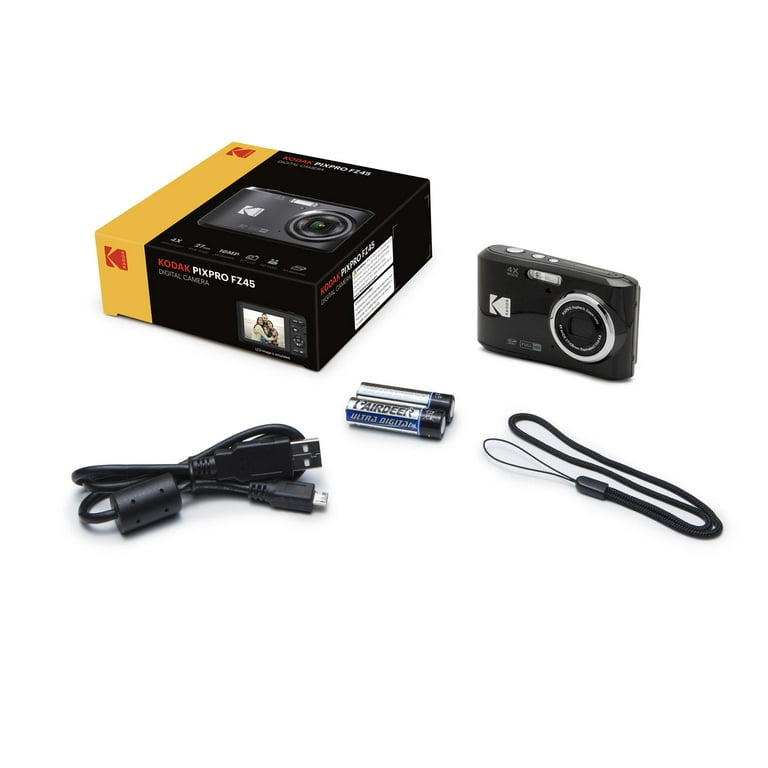 Kodak PIXPRO FZ45 Friendly Zoom Digital Camera (Black