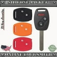 thumbnail image 2 of Red Protective Rubber Case Silicone Cover For Honda Remote Key Shell 2 Buttons, 2 of 5