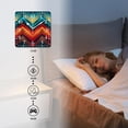 thumbnail image 4 of 12 Inch Wall Clock Battery Operated Silent Clock Decorative for Office, Kitchen, Outdoor, Living Room，Colorful Style Ethnic Drawing, 4 of 4