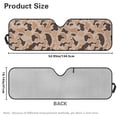 thumbnail image 7 of Yuyamidu Camo Hunting Windshield Sun Shade for Jeep Accordion Foldable 1 Piece Car Sunshade for Jeep Wrangler, Gladiator, Renegade, FJ Cruiser, 7 of 7
