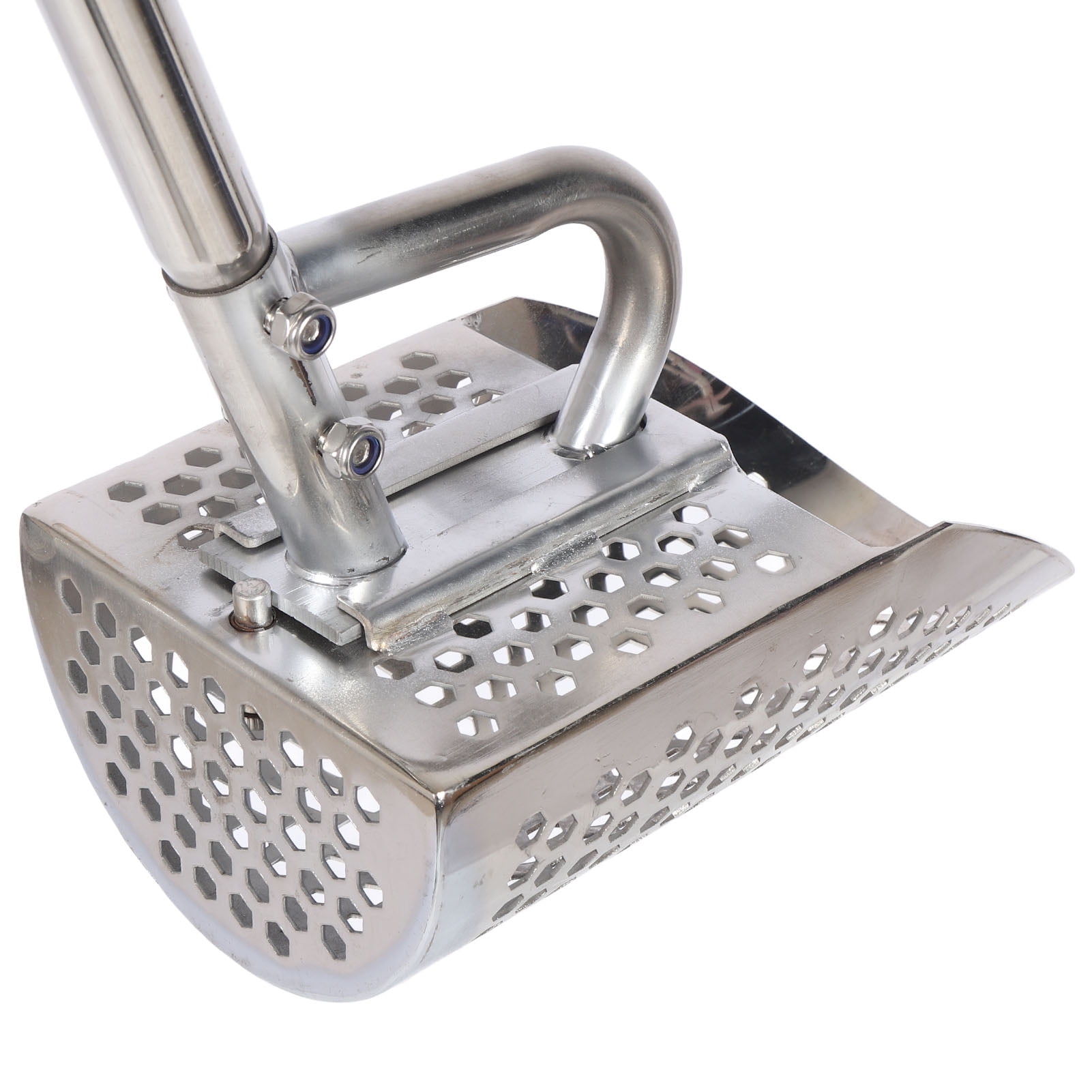 Metal Detector Sand Scoop Shovel, Sand Sifter Shovel Long Lasting Stainless Steel Efficient Rustproof Detachable Handle  For Treasure Detecting