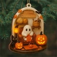 thumbnail image 4 of Clearance Sale! Large Flying Ghost Hanging Decoration 61 Inch, Flowing White Robe Halloween Prop for Porch Tree Indoor Outdoor, 4 of 5