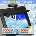 thumbnail image 5 of Ktaxon 110lbs/24h Stainless Steel Commercial Freestanding Ice Maker Machine, Gray, 5 of 9