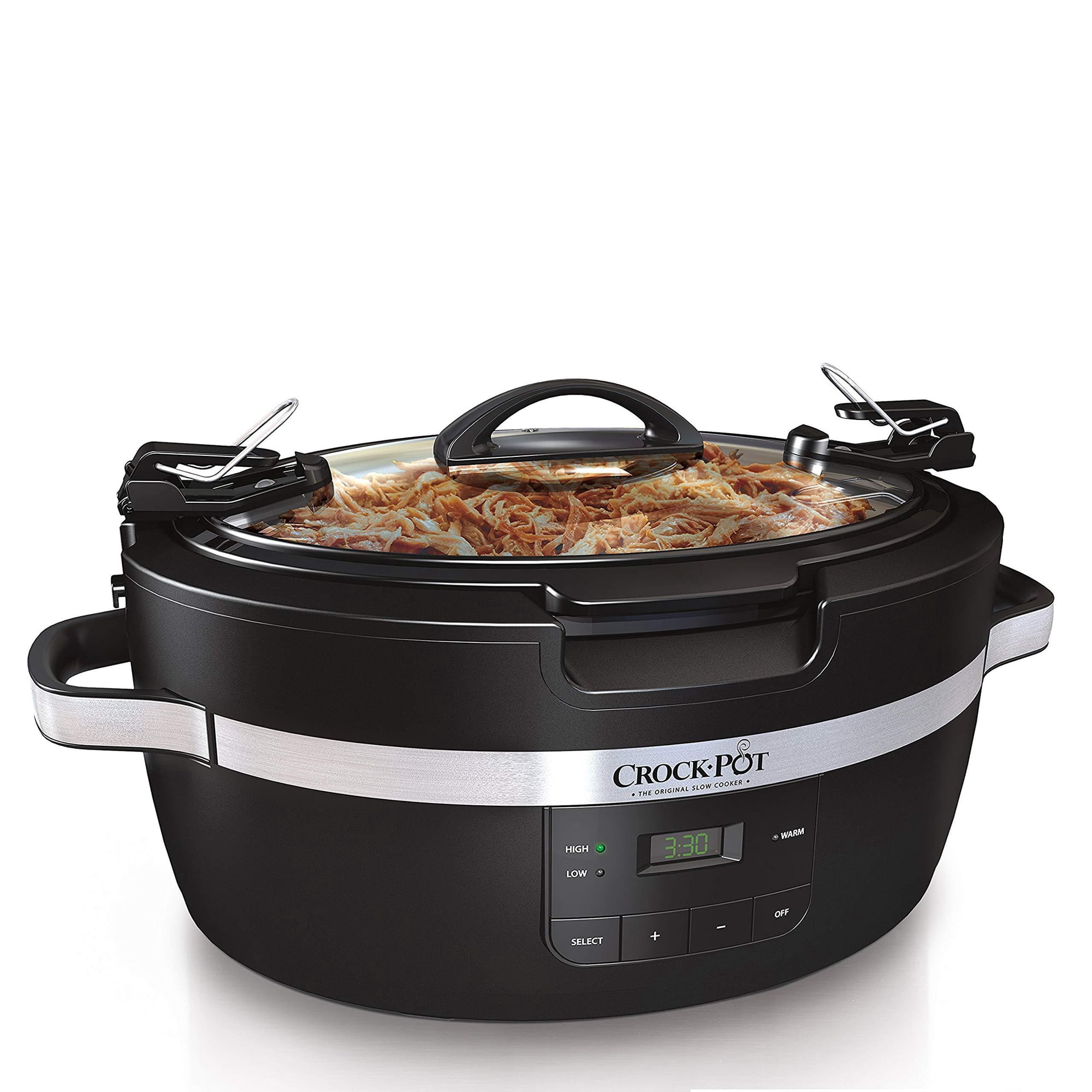 Crock-Pot ThermoShield Easy Carry Handles 6 qt Slow Cooker