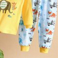 thumbnail image 5 of TOWED22 Toddler Baby Boy Clothes Boy Letter Print Long Sleeve Sweatshirt Pants Set 2 Pcs Fall Winter Outfits Size:3-4 Y,Color:Light Blue, 5 of 5