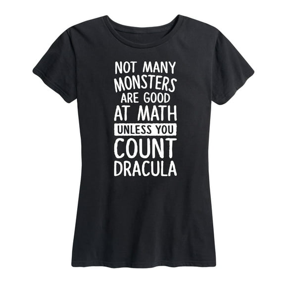 Instant Message - Unless You Count Dracula - Women's Short Sleeve Graphic T-Shirt