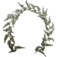 thumbnail image 4 of Hvmvliv Christmas Garland 61.02in Simulated Christmas Rattan Soft Green Norfolk Pine Needles Leaf Door Wall Window Hanging Home Fireplace Decoration Green, 4 of 5