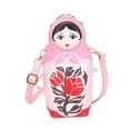 thumbnail image 5 of Segolike Matryoshka Doll Crossbody Bag Handbag Men Women Portable Zipper Shoulder Bag Casual Shoulder Bag for Trekking Workout Outdoor, 5 of 8