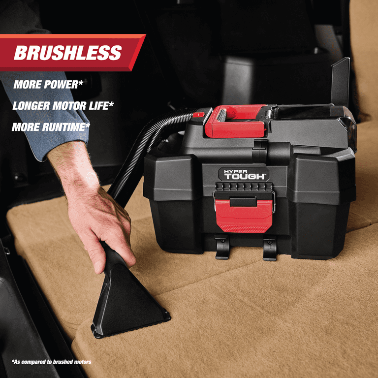 Free Shipping! Hyper Tough 20V Wet Dry Vacuum, 1.5-Gallon