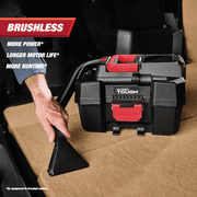 Hyper Tough 1.5 Gallon Wet Dry Vac, 20V Max, Brushless Motor, Cordless, Battery and Charger Included