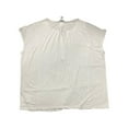 thumbnail image 2 of Nine West Women's Short Cap Sleeve V-Neck Fashion Top (White, XL), 2 of 2