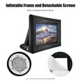 thumbnail image 6 of 20ft Large Inflatable Movie Screen Outdoor Projection Screen Projector Movie Screen with Air Blower + Rope + Base Stakes + Storage Bag for Outdoor Backyard Lawn Beach, 6 of 10